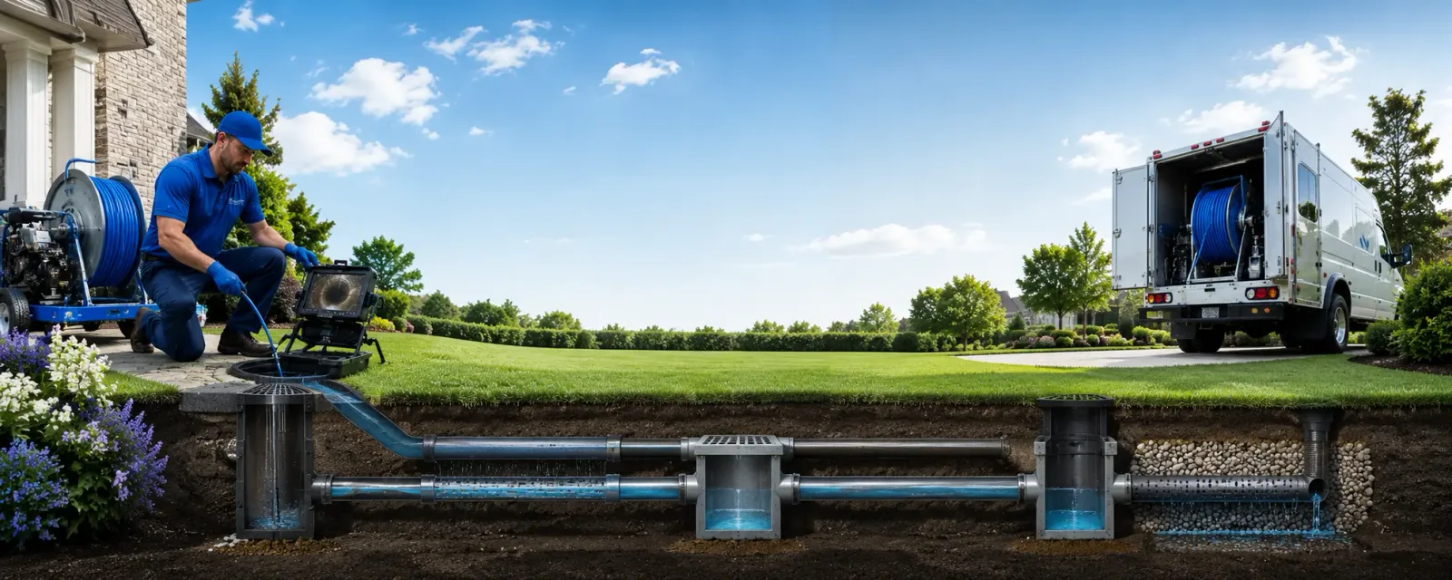 Outdoor drain cleaning information for Retsof, NY
